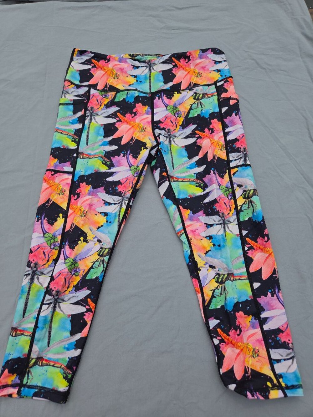 Constantly Varied Gear Dragonfly Legging Capris L EUC